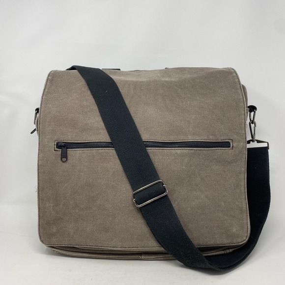 ThinkGeek Unisex Messenger Bag Laptop Canvas Crossbody Shoulder Tote Adjustable - Picture 1 of 16